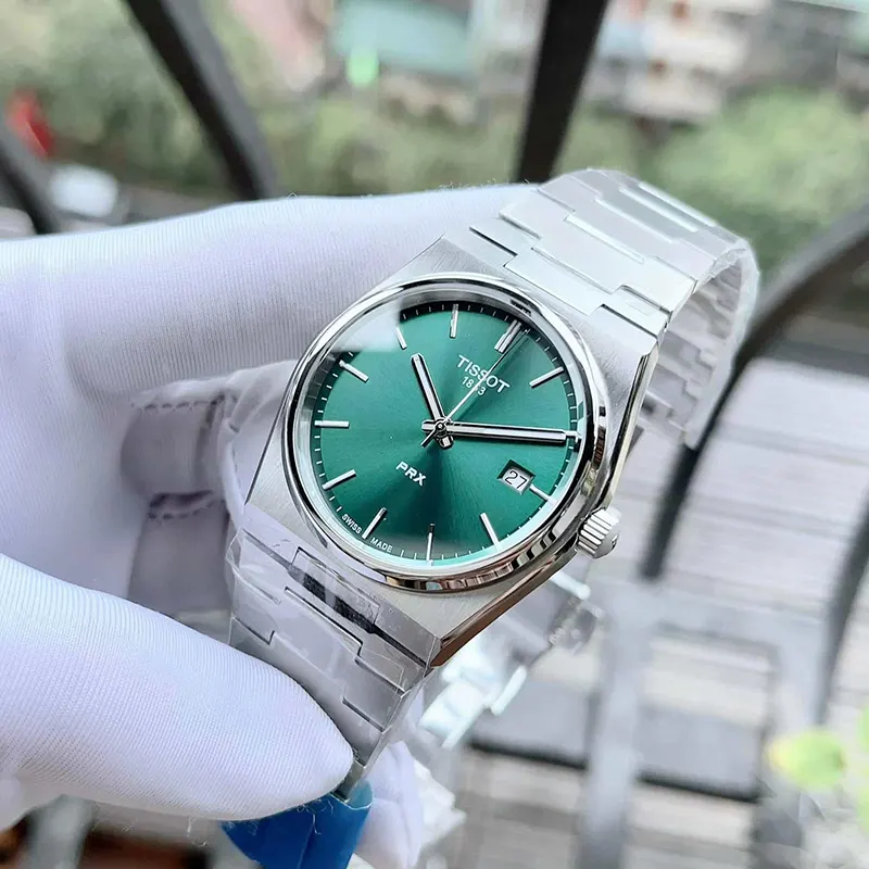 Tissot PRX Swiss Quartz Green Dial Men’s Watch- T137.410.11.091.00